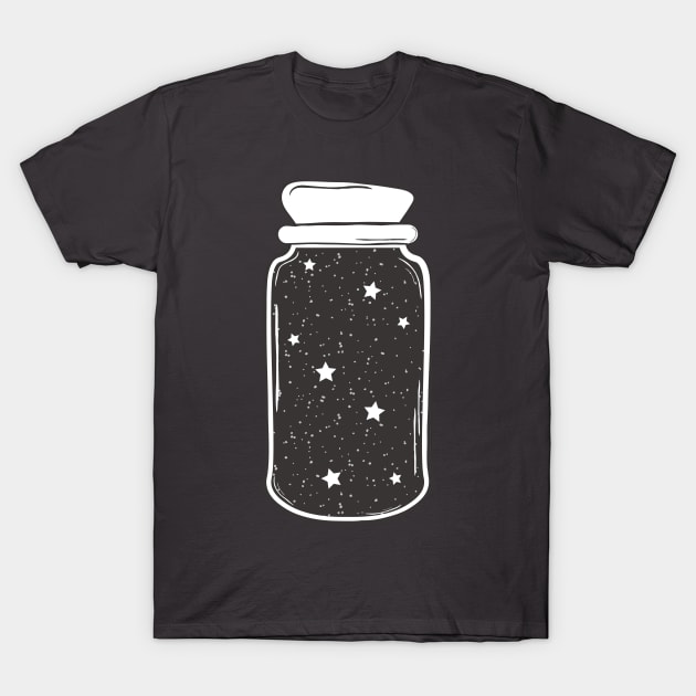 galaxy jar T-Shirt by Evart Cretions